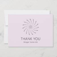 Élégante Lilac Abstraite Fleur moderne