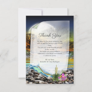 Carte De Remerciements Élément planète Terre