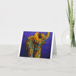 Carte De Remerciements Eléphants