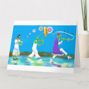 Carte De Remerciements Elfin Marching Band