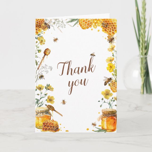 Carte De Remerciements Elle a trouvé sa Baby Shower de mariage (Devant)