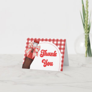 Carte De Remerciements Elle est prête à accoucher Baby Shower