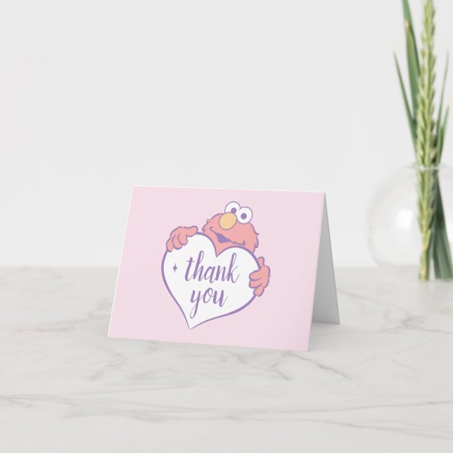 Carte De Remerciements Elmo Sweetheart Birthday (Devant)
