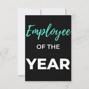 Carte De Remerciements Employee of the Year