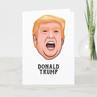 CARTE DE REMERCIEMENTS EN COLÈRE DONALD TRUMP PERSONNALISÉ