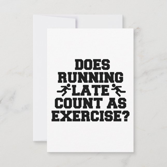 Carte De Remerciements En Retard (Devant)