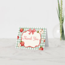 en vichy Pomme de notre Baby shower oculaire
