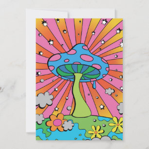 Carte De Remerciements Enfant chasseur de champignons Kidcore Champignon
