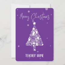 ENSEIGNANT CHRISTMAS GREETING CARD