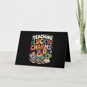 Carte De Remerciements Enseigner Lucky Charms Enseignant St Patrick's Day