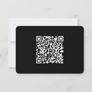 Carte De Remerciements Entrer l'URL et créer un code QR numérisable   Bla