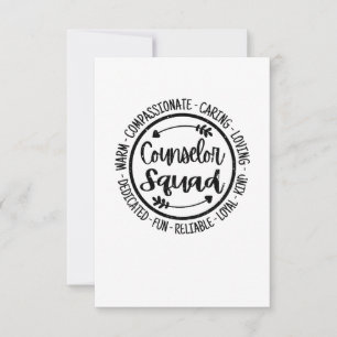 Carte De Remerciements Équipe de conseiller École Conseiller pédagogique 