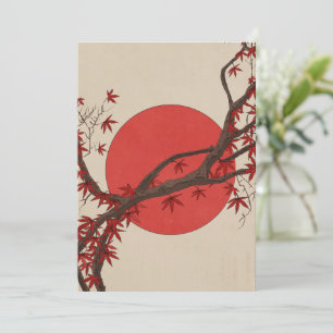 Carte De Remerciements Érable japonais