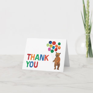 Carte De Remerciements Eric Carle   Petit Ours Brun - Joyeux Anniversaire