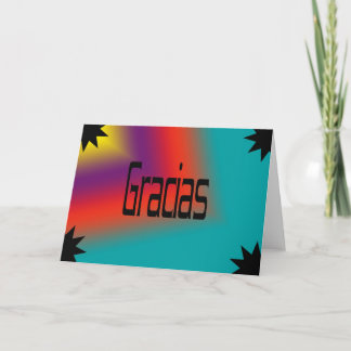 Carte de remerciements espagnol