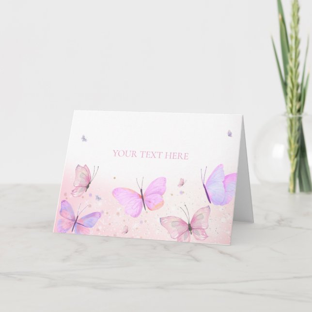 Carte De Remerciements Étiquette alimentaire plié (Devant)