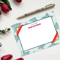 Étoile Professeur personnalisé fin de l'année Note