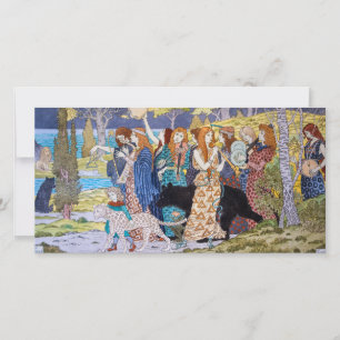 Carte De Remerciements Eugene Grasset - Panneau Décoratif Harmonie