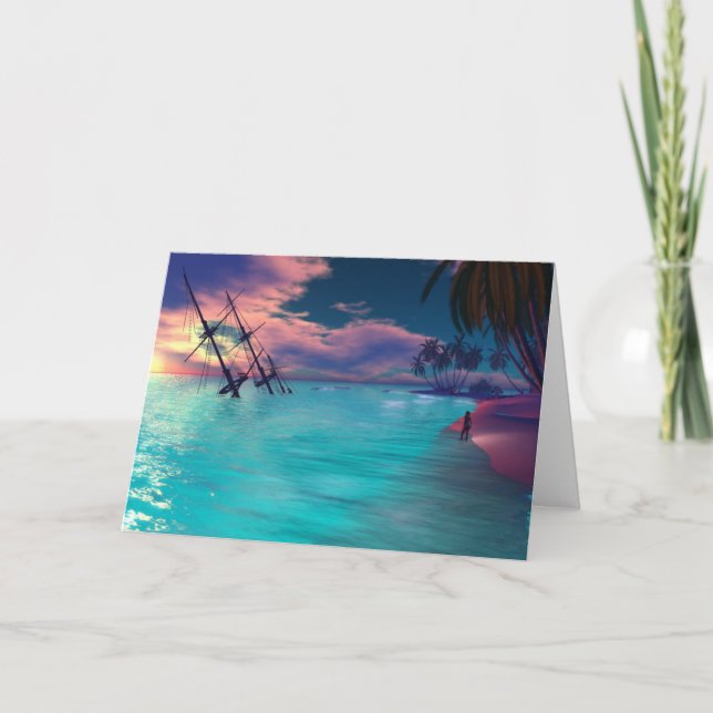 Carte De Remerciements Évasion (Devant)