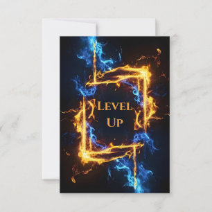 Carte De Remerciements Événement de fête d'anniversaire de jeu de portail