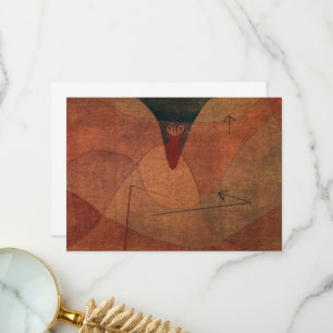 Carte De Remerciements Évolution de la faune par Paul Klee