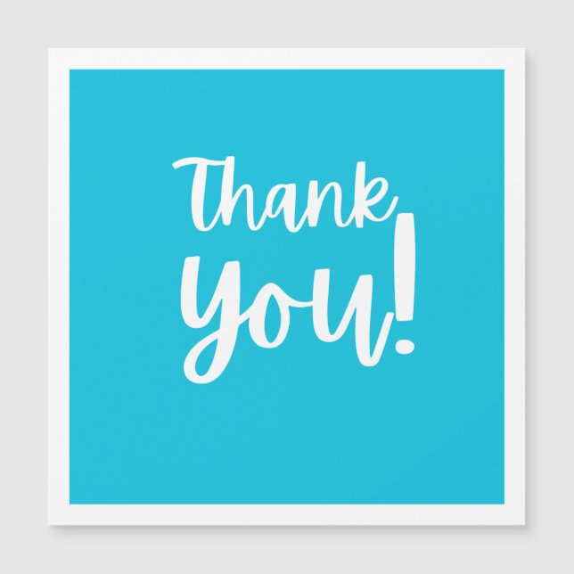 CARTE DE REMERCIEMENTS EXTRAORDINAIRE (Devant)