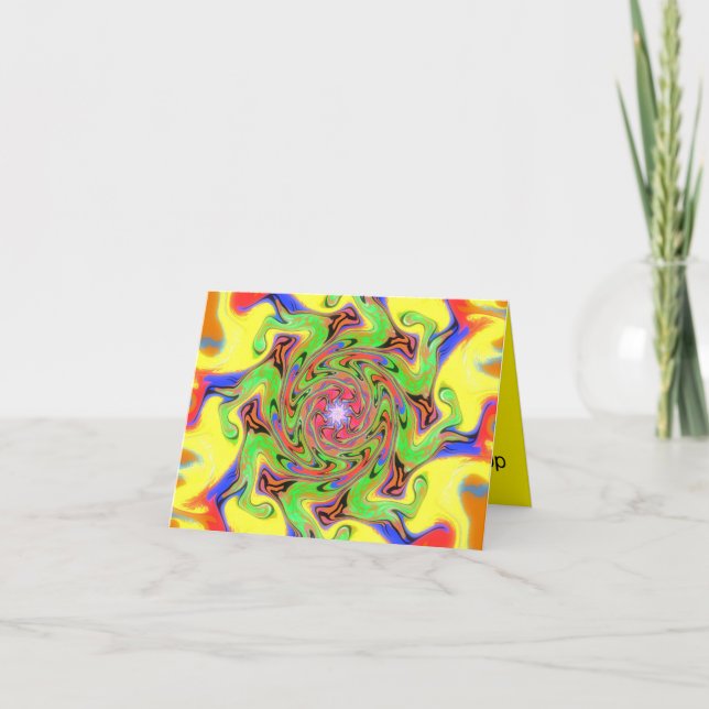 Carte De Remerciements F133D1 Mirror Card-Je juste (Devant)