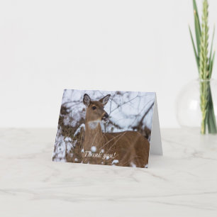 Carte de remerciements faible