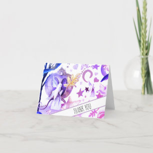 Carte De Remerciements ***Fairy Fantasy Castle Baby Shower Thank You