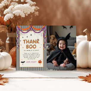 Carte De Remerciements Faisons Peur Enfants Halloween Anniversaire Photo