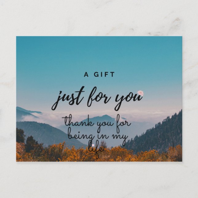 Carte de remerciements. famille et carte d'amour. (Devant)