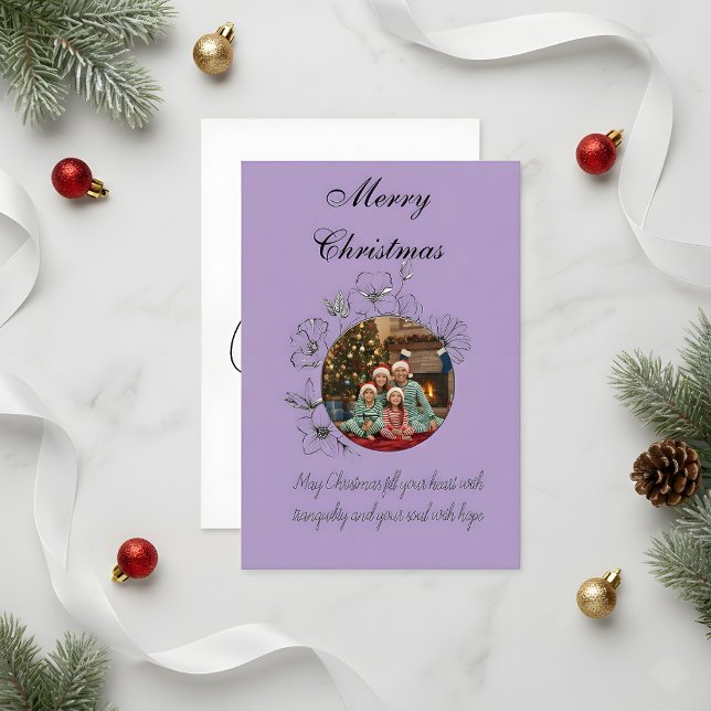 Carte De Remerciements Family Christmas Photo Card (Créateur téléchargé)