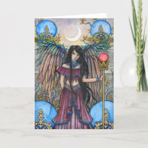 Carte De Remerciements Fantaisie d'oiseau de nuit par Molly Harrison