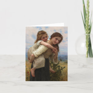 Carte De Remerciements Fardeau agréable par William Adolphe Bouguereau