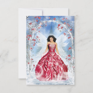 Carte De Remerciements Fée de glace