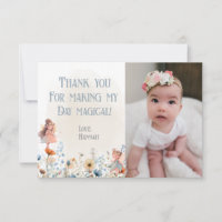 Fée Whimsical Première Magie Photo Anniversaire