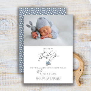 Carte De Remerciements Félicitations pour la naissance de votre nouveau-n