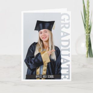 Carte De Remerciements Félicitations pour la remise des diplômes de la cé