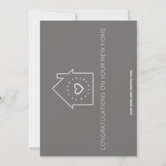 Carte De Remerciements Félicitations Pour Votre Nouveau Accueil : REALTOR