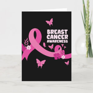 Carte De Remerciements Femmes Ruban Rose Cancer Sein Cancer Sensibilisati