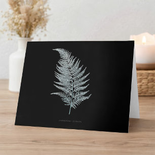 Carte De Remerciements Fern - Gymnogramma Ochracea - Effet rayons X - 02