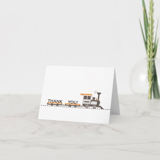 Carte de remerciements ferroviaire (Devant)