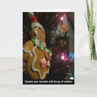 Festif Gingerbread Man Ornament
