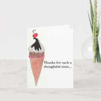 Carte De Remerciements Festin doux
