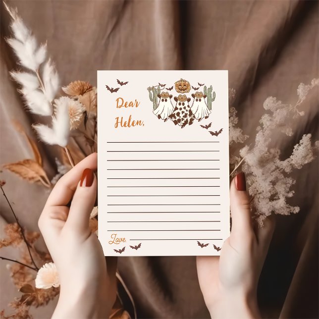 Carte De Remerciements Fête d'anniversaire de cow-boy Halloween occidenta (Créateur téléchargé)