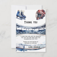 Fête d'anniversaire de hockey sur glace