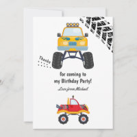 Fête d'anniversaire de Monster Truck