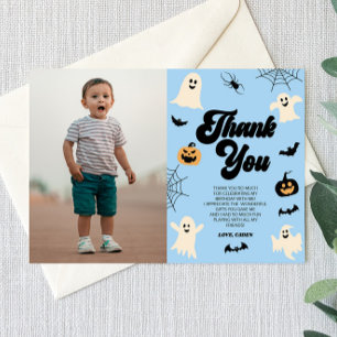 Carte De Remerciements Fête d'anniversaire de photographie d'Halloween de