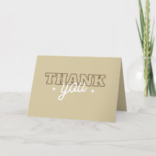 Carte De Remerciements Fête d'anniversaire Dirty Thirty 30 ans beige occi