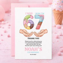 Fête d'anniversaire "Six Sept" pour enfants - 7 an